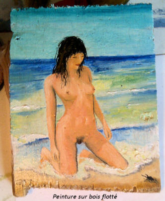 nude alone in the beach