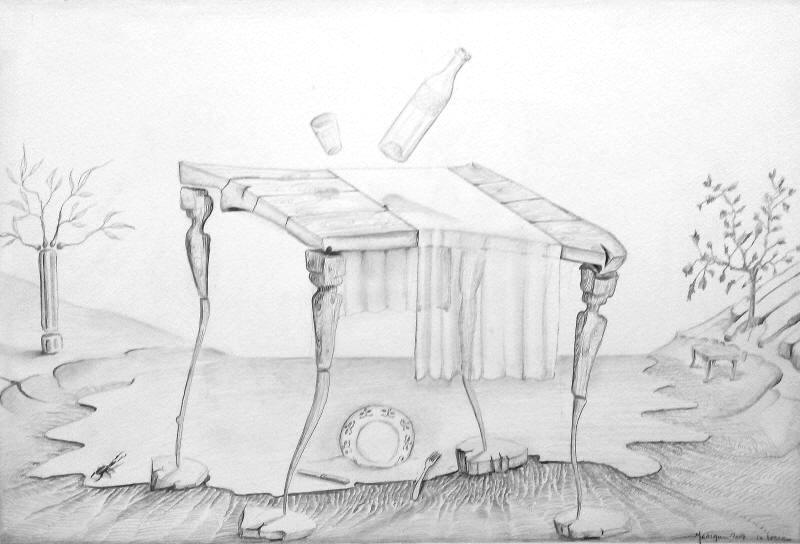 la table