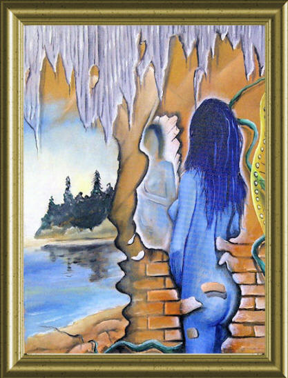 blue women