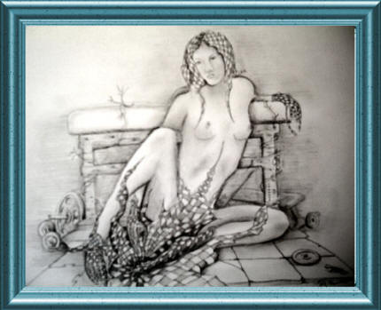 femme d'arlequin